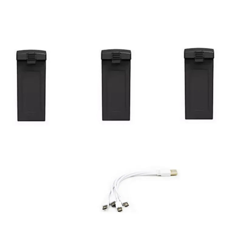 SG109 MAX RC Drone Spare Parts - 3.7V 2000mAh Replacement Battery + Propellers for SG109MAX Brushless Drone