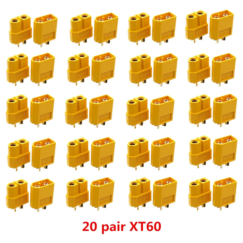 XT60 Connector XT60 Male Female Bullet Connectors Power Plugs for RC Lipo Battery Motor XT60 Drone car XT30 XT60H XT90 T Plug