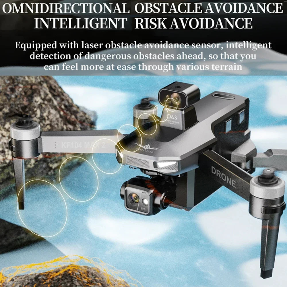 KF104 MAX2 Drone Body Ordinary or Touch Screen Remote Control / Obstacle Avoidance Propeller Original Spare Part Toy Accessories