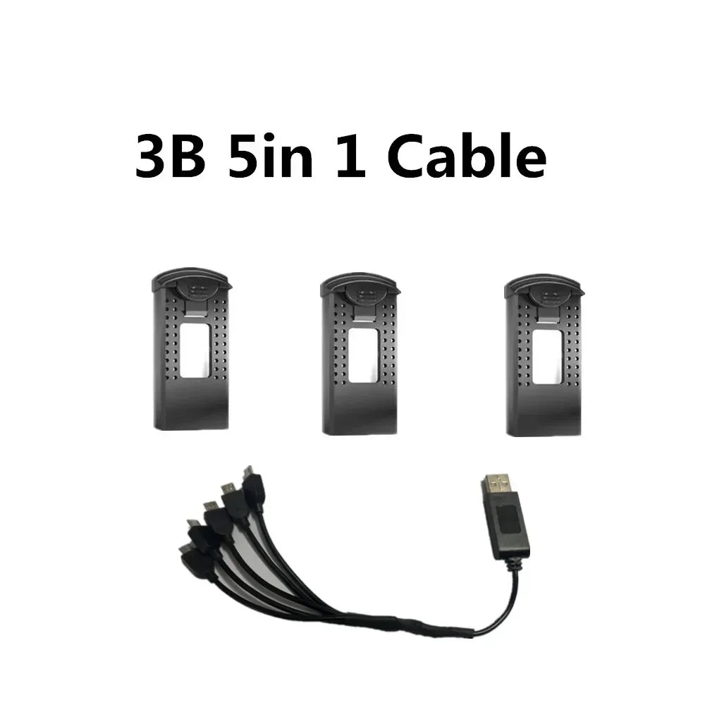 KF108 MAX Drone Battery 7.4V 1400mAh / 5-in-1 line/ Propeller maple leaf For KF108  Drone Battery Spare Parts Original Accessori