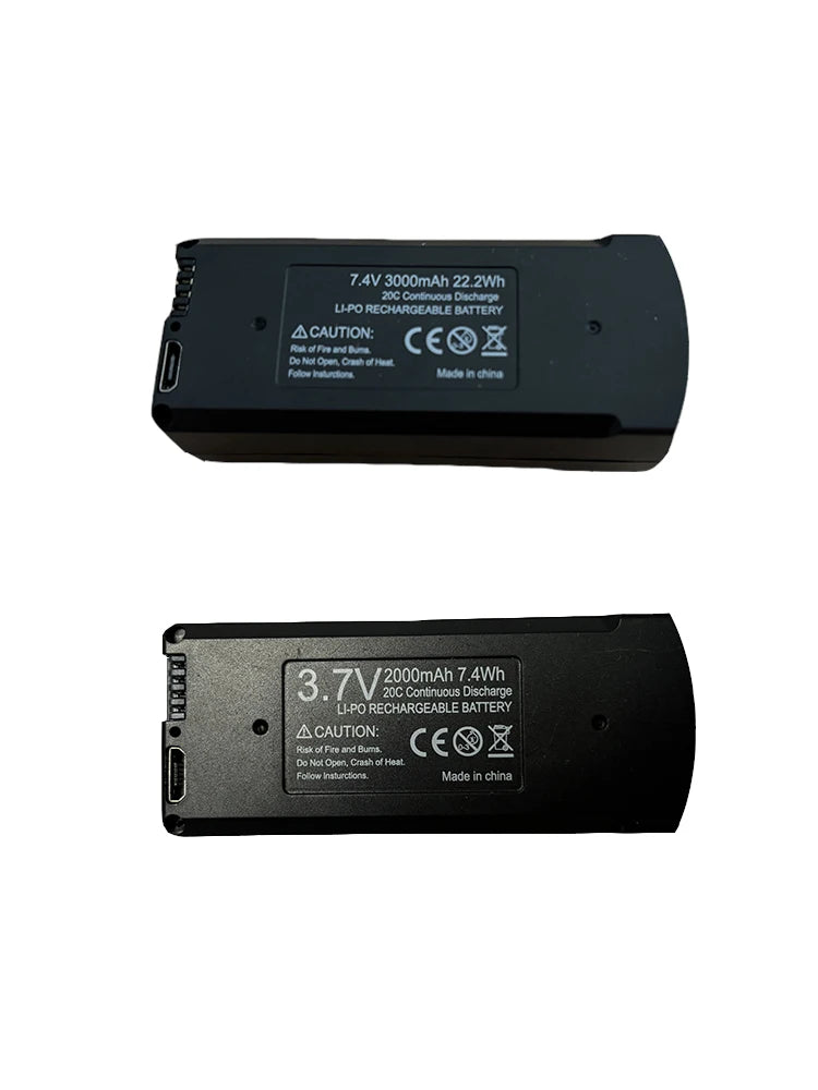 Original V168 GPS Battery 7.4V 3000mAh For V168Pro Max Drone 3.7V 2000mAh Battery For V168Pro RC Quadcopter Accessories Part