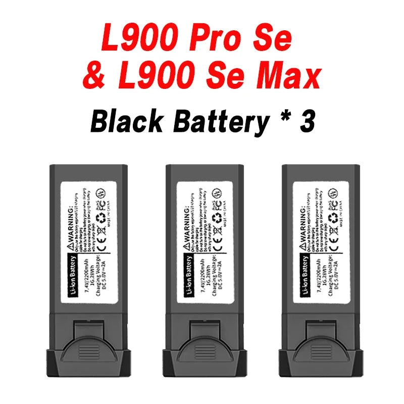 LYZRC L900 Pro Se Battery 7.4V 2200mAh L900 Se Max Original Battery L900 Prose/Semax Spare Rc Drone Quadcopter Accessories Parts