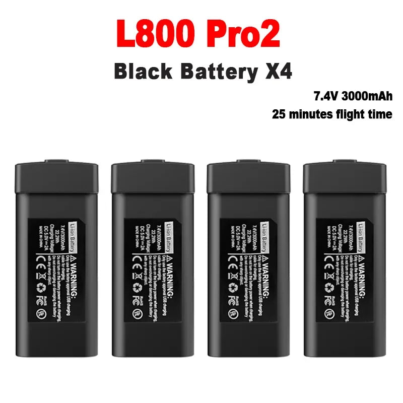 Original L800 Pro2 Drone Battery 7.4V 3000mAh For LYZRC L800 Pro2 4K Professional Camera Battery L800 Drone Accessories Parts