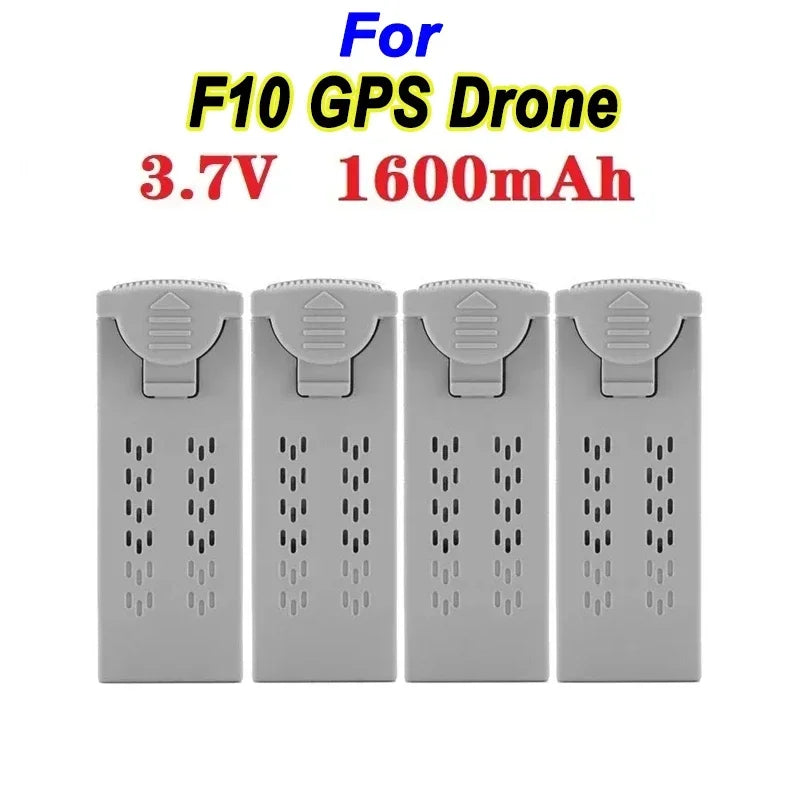 4DRC Original F10 Drone Battery 3.7V 1600mAh For F10 Spare Battery RC Quadcopter F10 Replacement  Accessories Parts