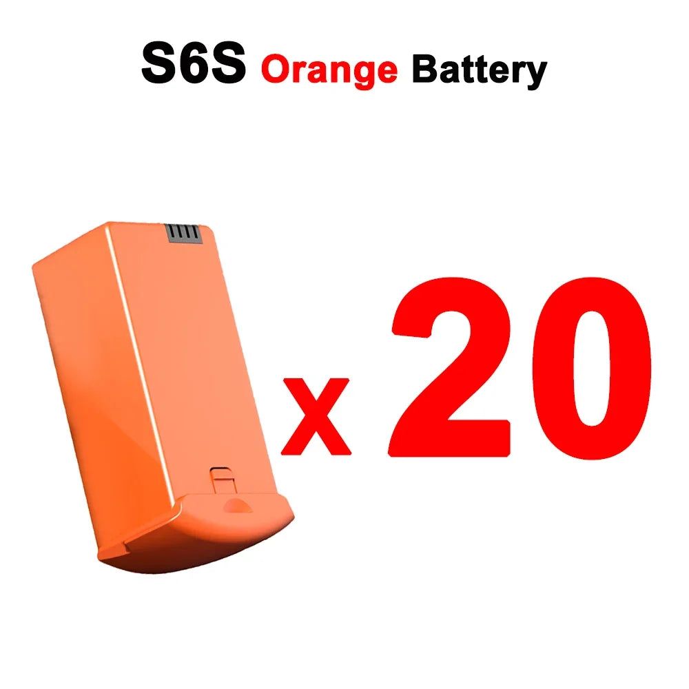 Wholesale Original LSRC S6S Drone Battery 7.4V 1600mAh For S6S MINI Dron Battery Lipo Battery Accessories S6S Parts