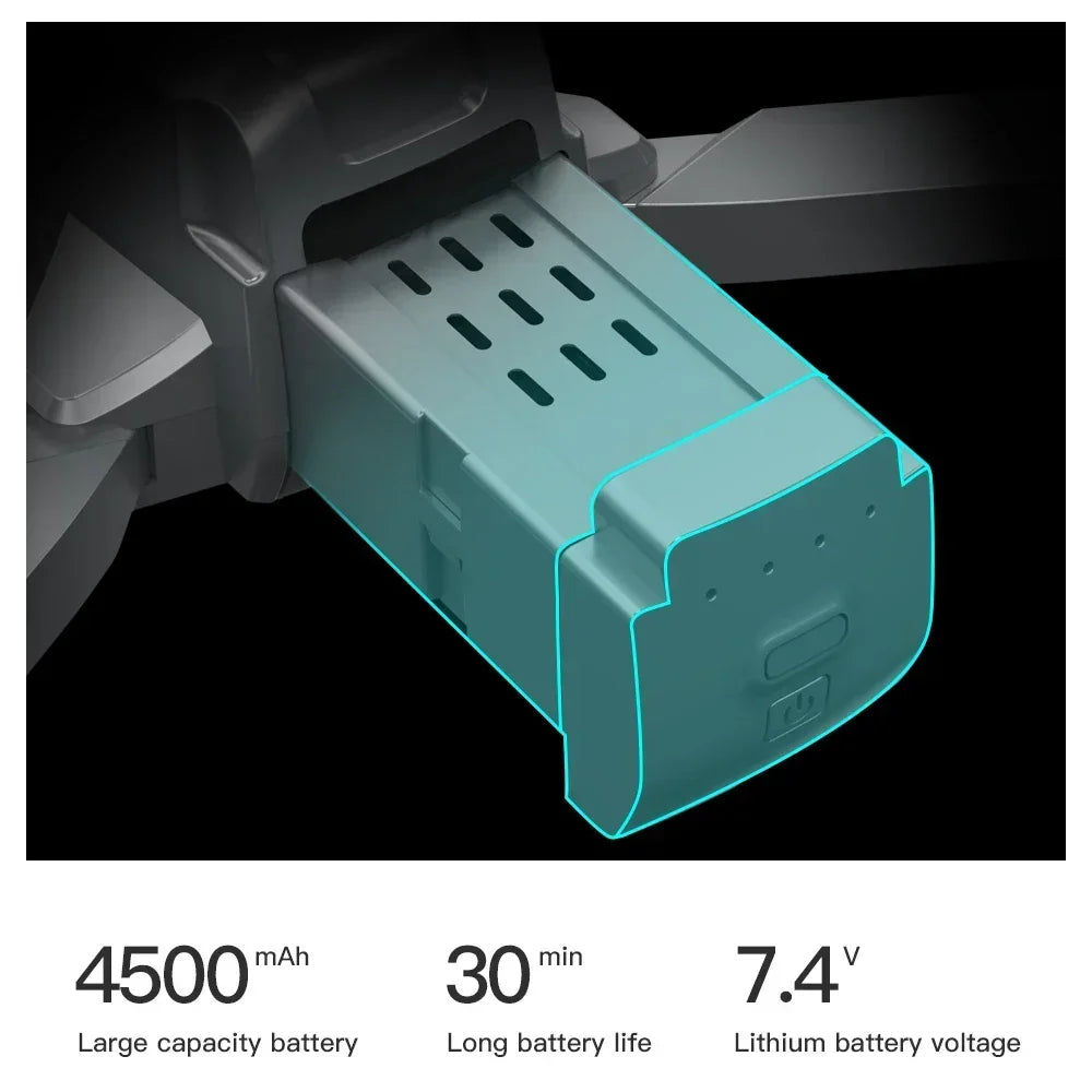 LYZRC L600 ProMax Drone Battery 7.4V 4500mAh 30min Battery Life L600 ProMax Dron Quadcopter Battery Drone Accessories