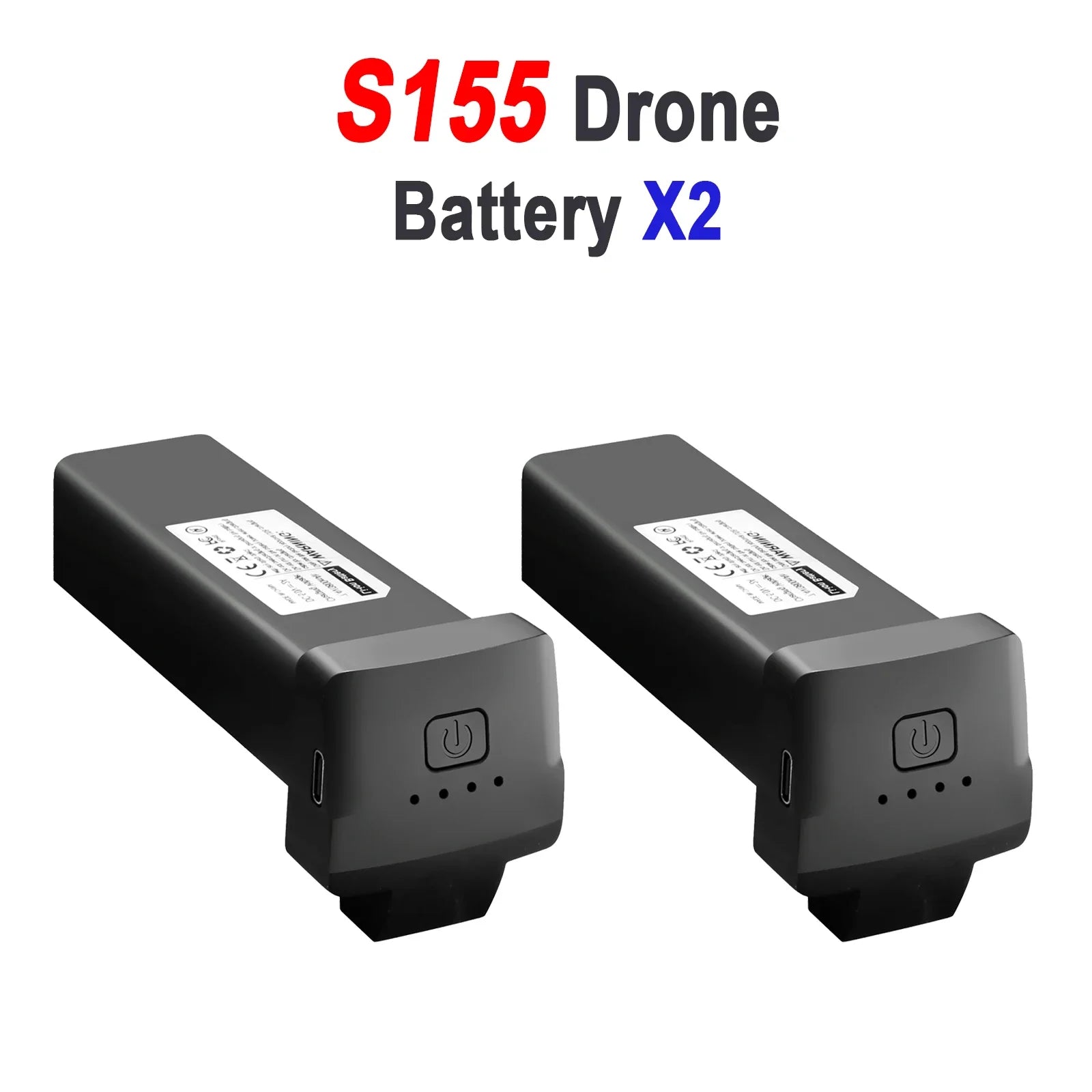 S155 Drone Battery 7.4V 3800mAh For S155 Mini Drone Battery RC Quadcopter Spare Original Battery Accessories Parts