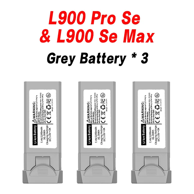 LYZRC L900 Pro Se Battery 7.4V 2200mAh L900 Se Max Original Battery L900 Prose/Semax Spare Rc Drone Quadcopter Accessories Parts