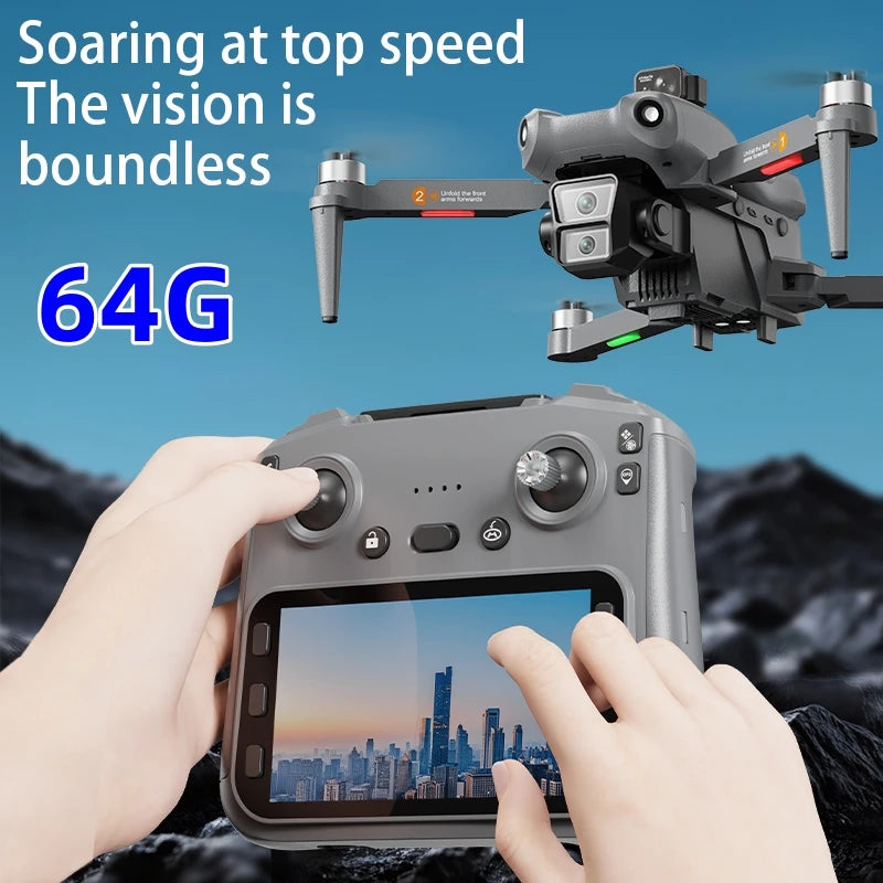 L300 MAX GPS drone 5G 4K 5.9-inch button screen control remote control laser obstacle avoidance aerial photography aircraft