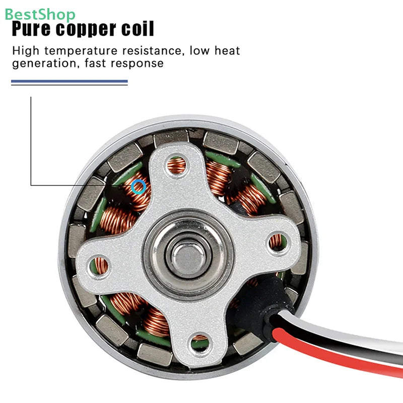 7.4V 1504 Brushless Motor For 4 Axes Remote Control Airplanes Quadcopter Model