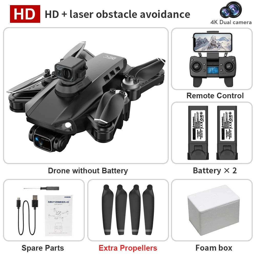 Drone L900 Pro Se / L900 Se Max 4K HD GPS Camera 5G Wifi FPV Brushless RC Helicopter 4K HD Dual Camera Drone Professional Toys