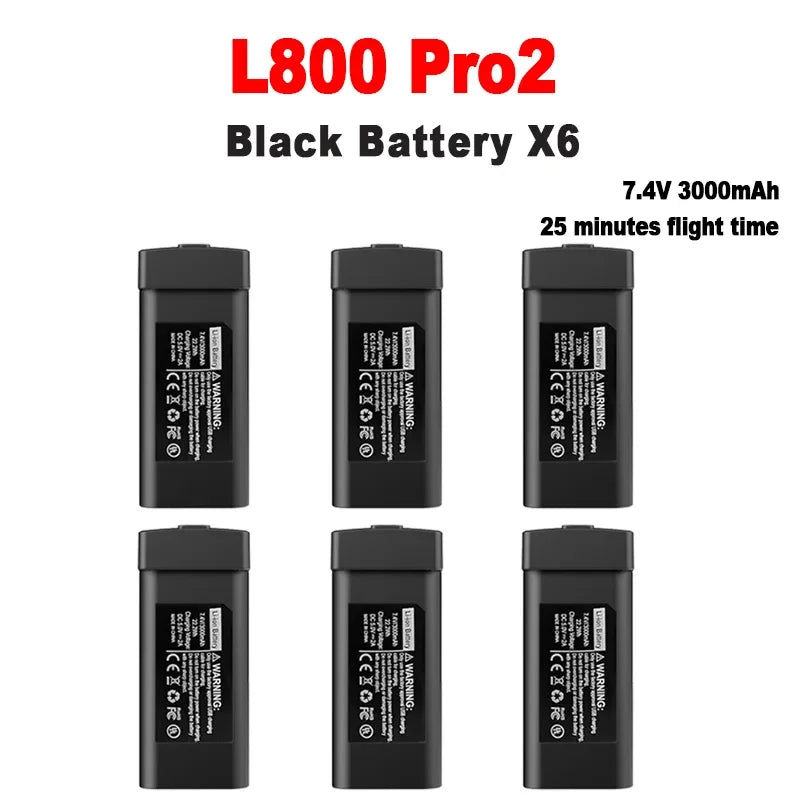 Original L800 Pro2 Drone Battery 7.4V 3000mAh For LYZRC L800 Pro2 4K Professional Camera Battery L800 Drone Accessories Parts