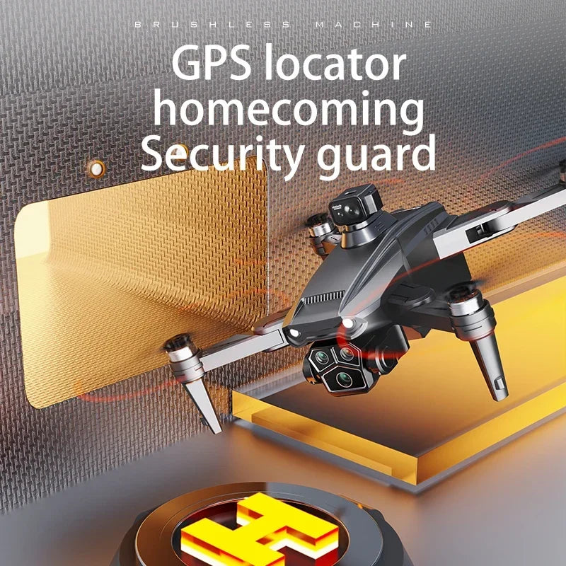 LYZRC L103 MAX GPS Brushless Motor Drone Professional HD Dual Camera 360° Laser OAS 5G Wifi FPV Foldable RC Aerial Helicopter