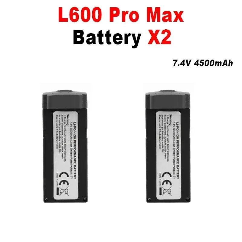 LYZRC L600 ProMax Drone Battery 7.4V 4500mAh 30min Battery Life L600 ProMax Dron Quadcopter Battery Drone Accessories