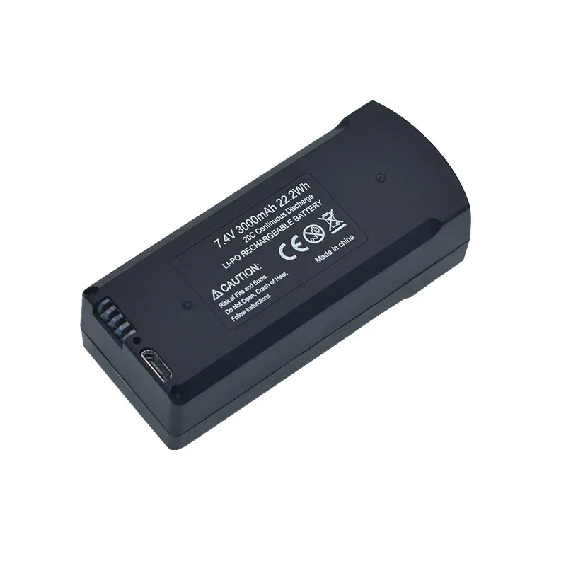 V198 PRO MAX brushless GPS obstacle avoidance remote control drone quadcopter accessories 7.4V 3000Mah battery USB/5To1 cable