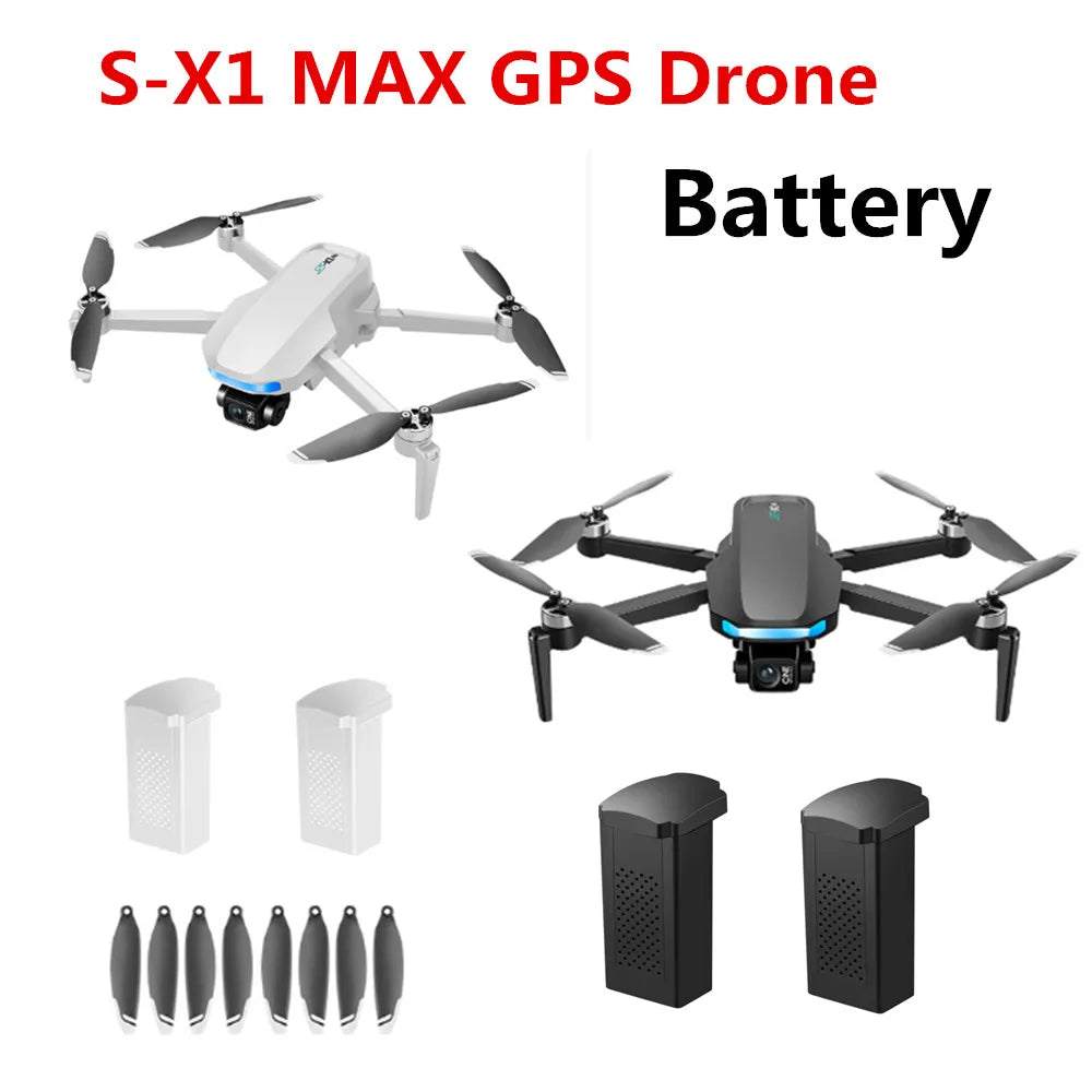 S-X1 MAX GPS Drone Battery Accessories 7.4v 1600mAh  / Propeller Blade / Use For S-X1 MAX GPS Drone Parts