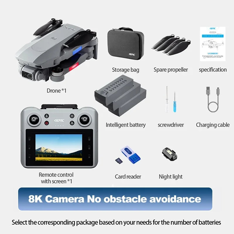 4DRC F8 PRO/MAX 8K Professional Drone with GPS HD Camera 5G WIFI FPV UAV Remote Control RC Quadcopter for Aerial Photography