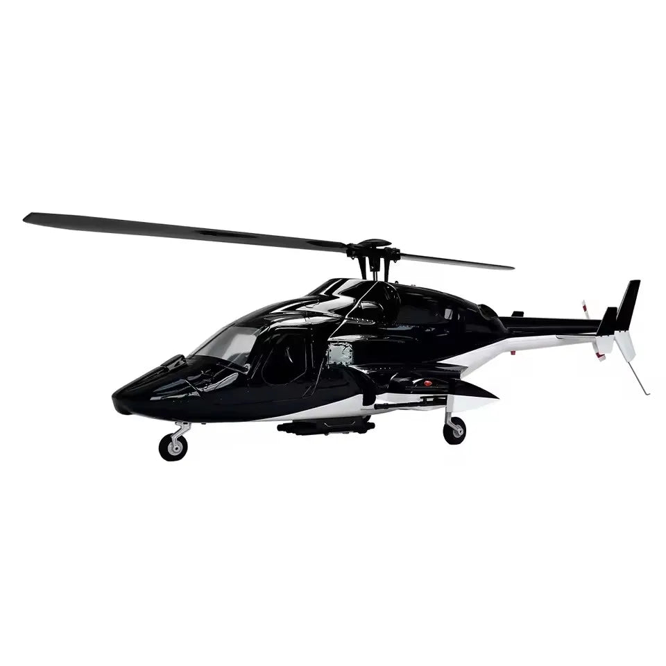 ROBAN 470 Size Airwolf Helicopter RTF - Ready to Fly Scale RC Model with One-Key Return & LED Navigation Lights Toy Gift