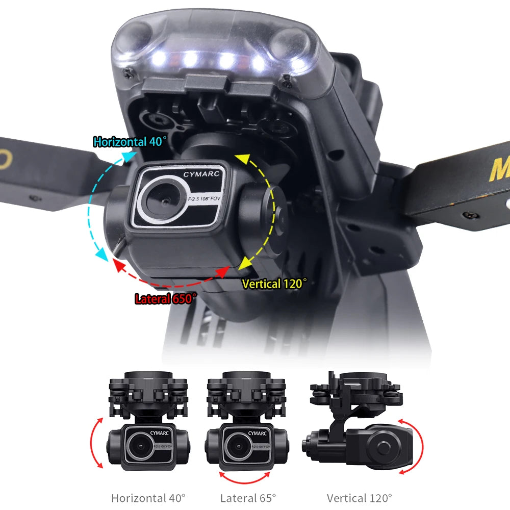 Q3PRO Mini2   GPS Drone With Camera EIS 3-Axis Gimbal FPV Dron 5G WIFI Brushless Motor Foldable 3KM RC Quadcopter