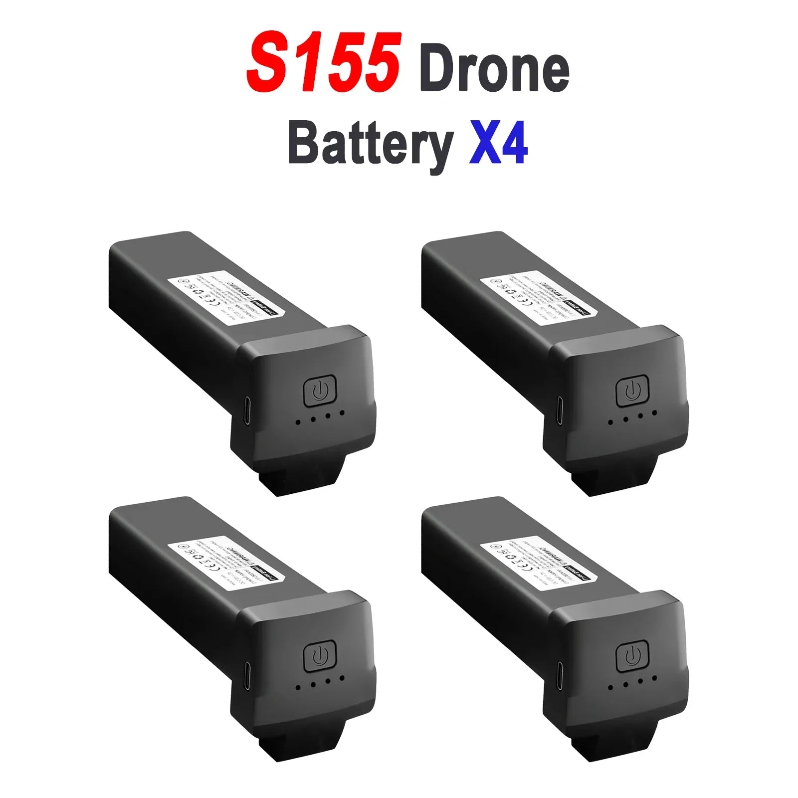 S155 Drone Battery 7.4V 3800mAh For S155 Mini Drone Battery RC Quadcopter Spare Original Battery Accessories Parts