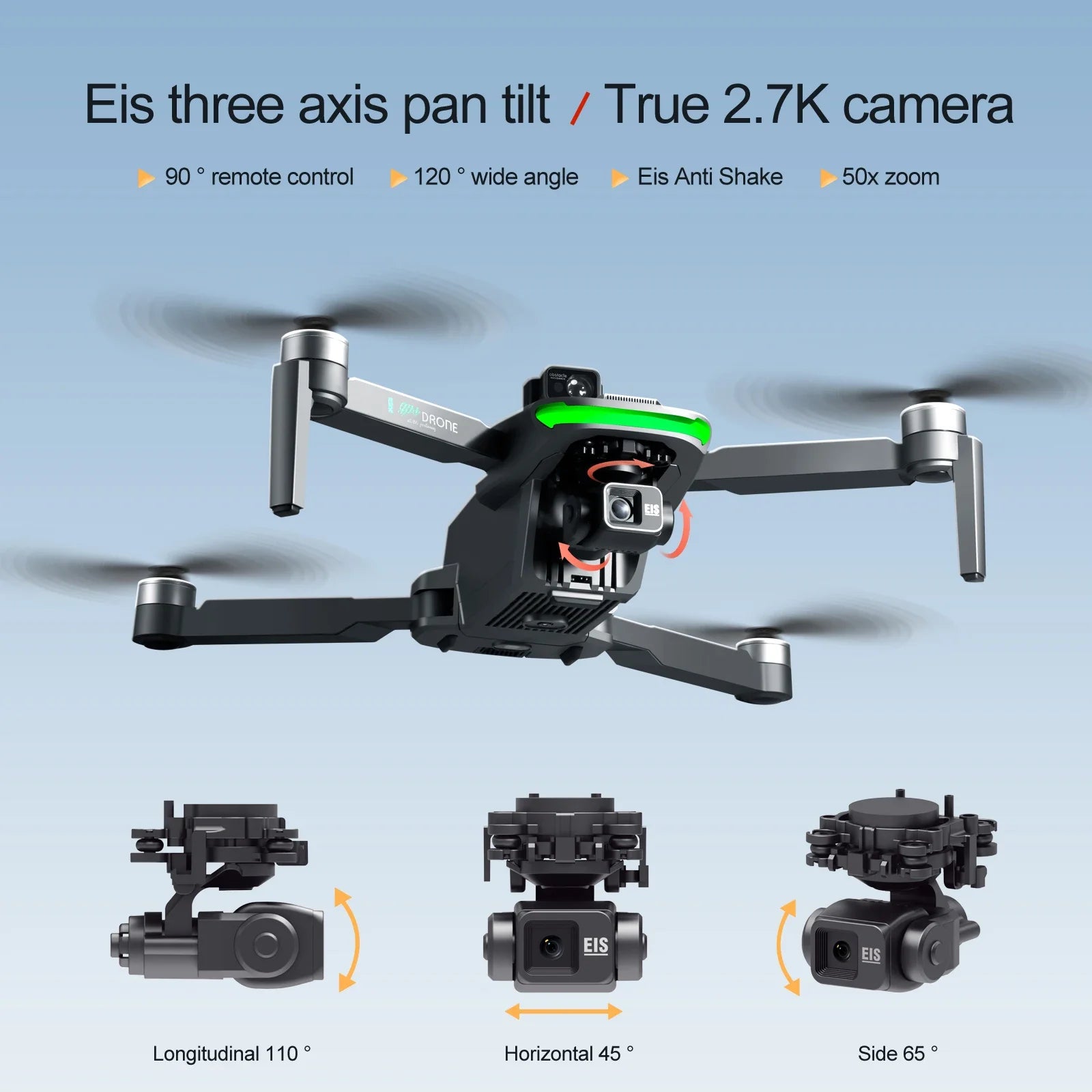 New S155 Pro Gps Drone 4k Hd Camera Aerial Photography Fpv 8K 3-axis Anti-shake Gimbal Brushless Motor Obstacle Avoidance Toys
