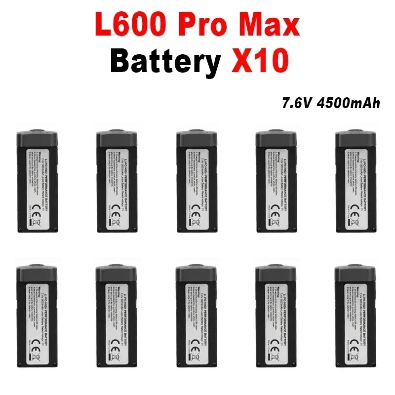 LYZRC L600 ProMax Drone Battery 7.4V 4500mAh 30min Battery Life L600 ProMax Dron Quadcopter Battery Drone Accessories