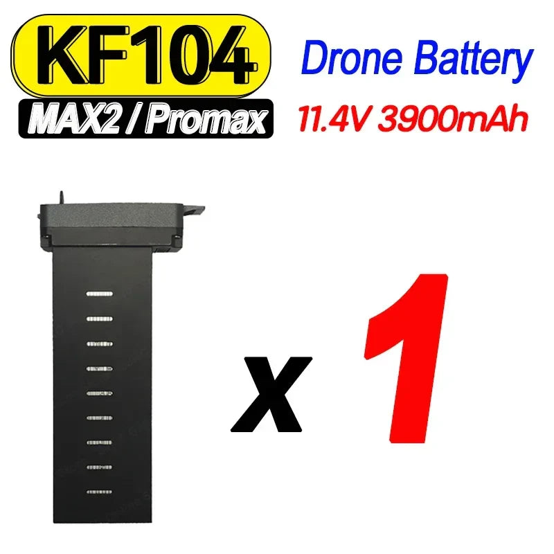 11.4V 3900mAh Original KF104 MAX2 Drone Battery KF104 MAX/ProMax 4K GPS Dron Battery Accessories Parts Flight Time 37 Minutes