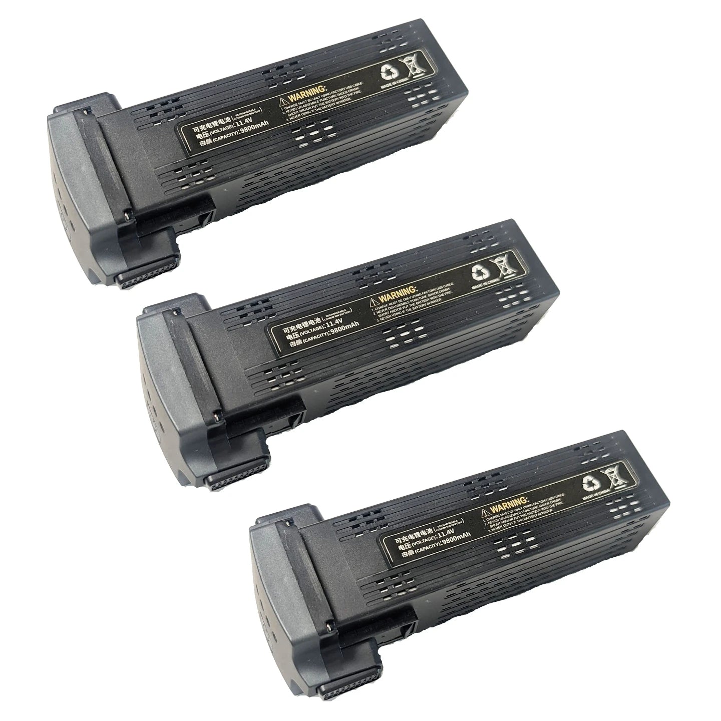 11.4V 9.8Ah RC Drone Battery for 911S S880 F118S M80 AE60 X8Pro Max Replacement Smart Lithium Battery Parts 50mins Flight Time